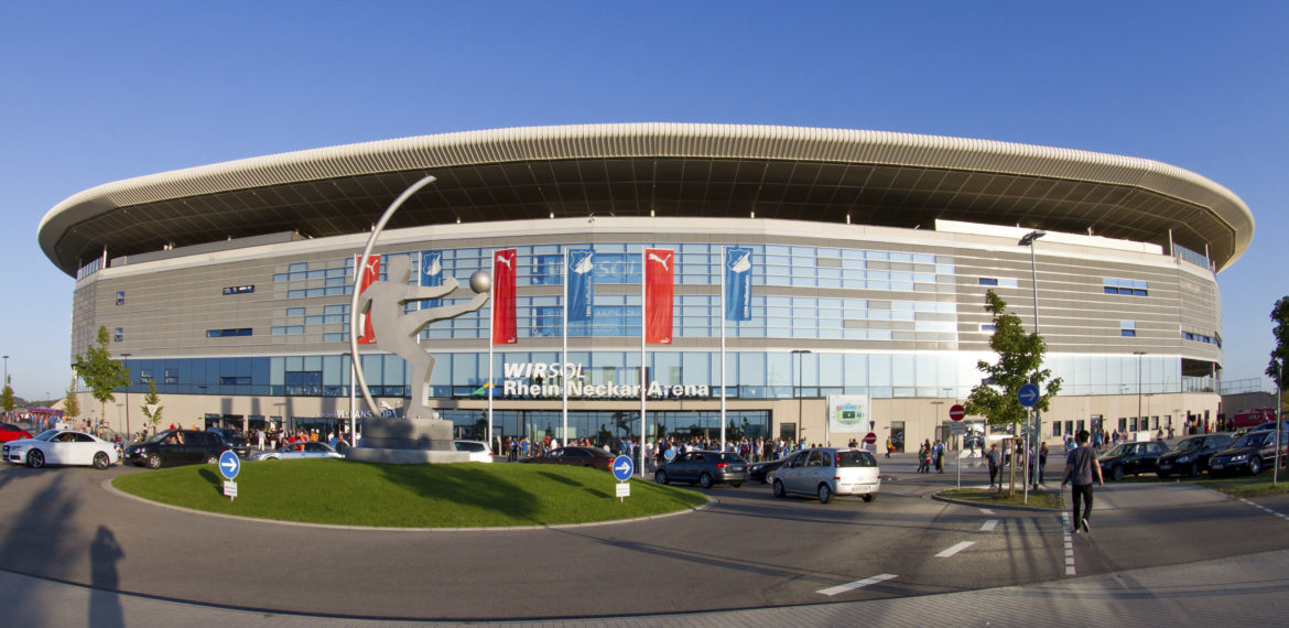 TSG-Hoffenheim-Arena - Thomas und Bökamp